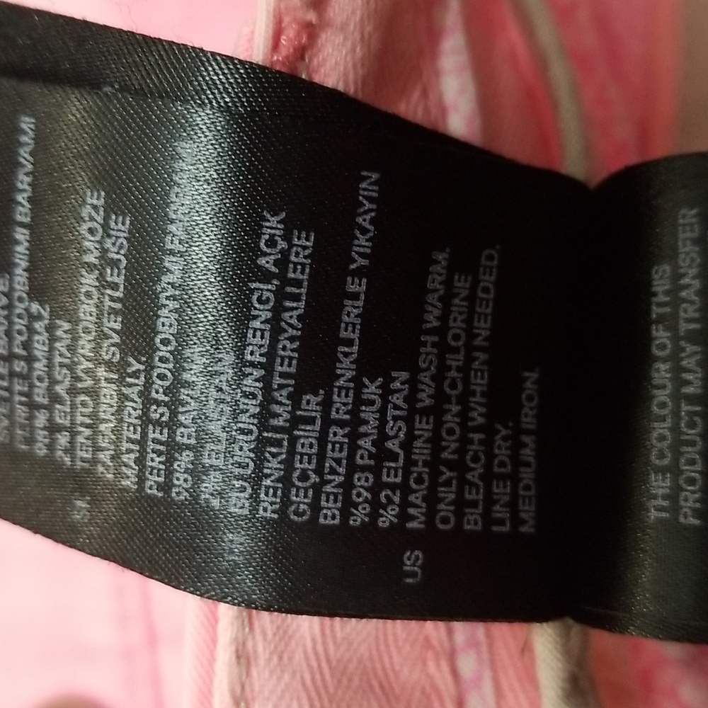 (4) H&M L.O.G.G. Neon Shorts Vacation Beach Barbiecore Cargo Girlhoodcore - Picture 5 of 10